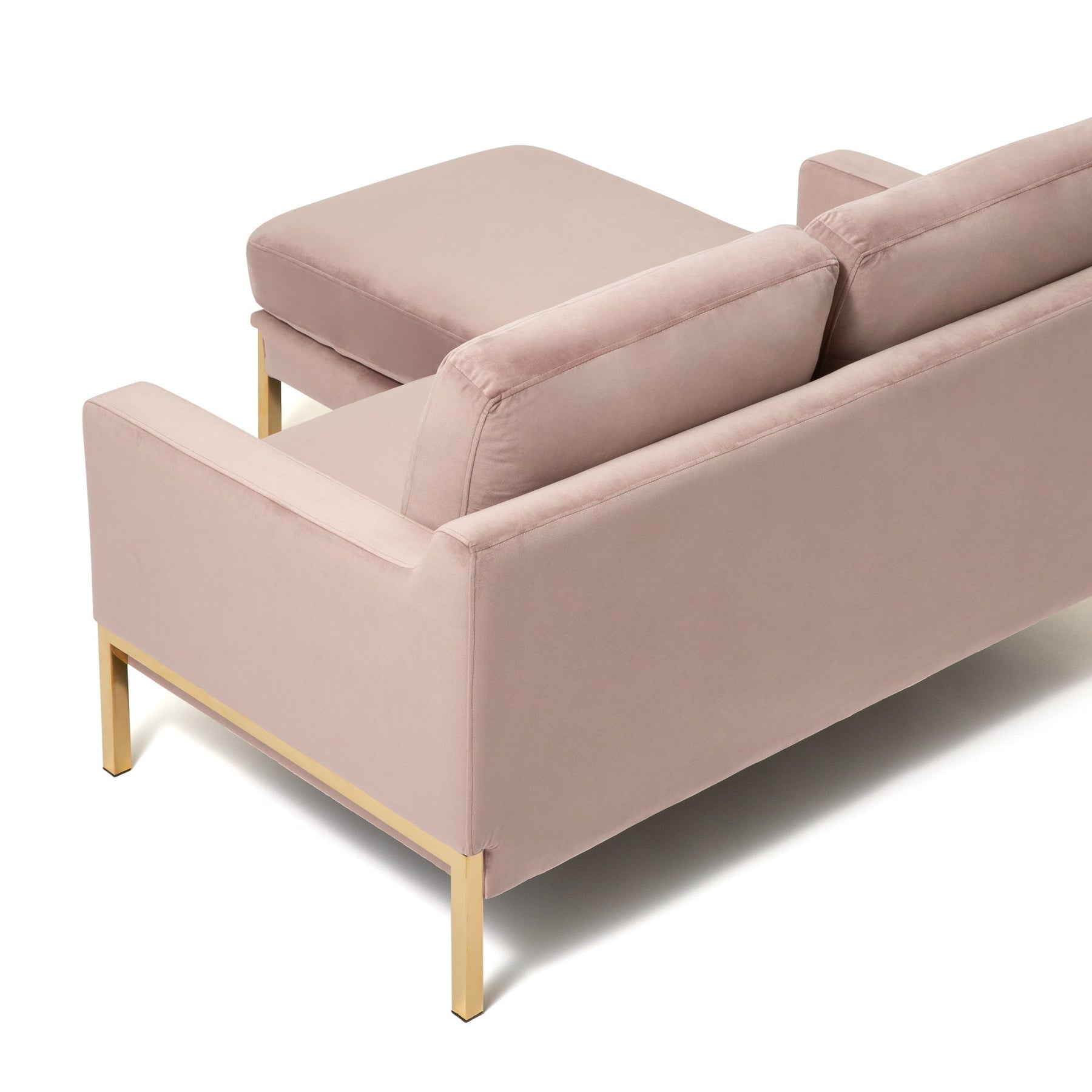 Splen Sofa 2 Pink x Gold