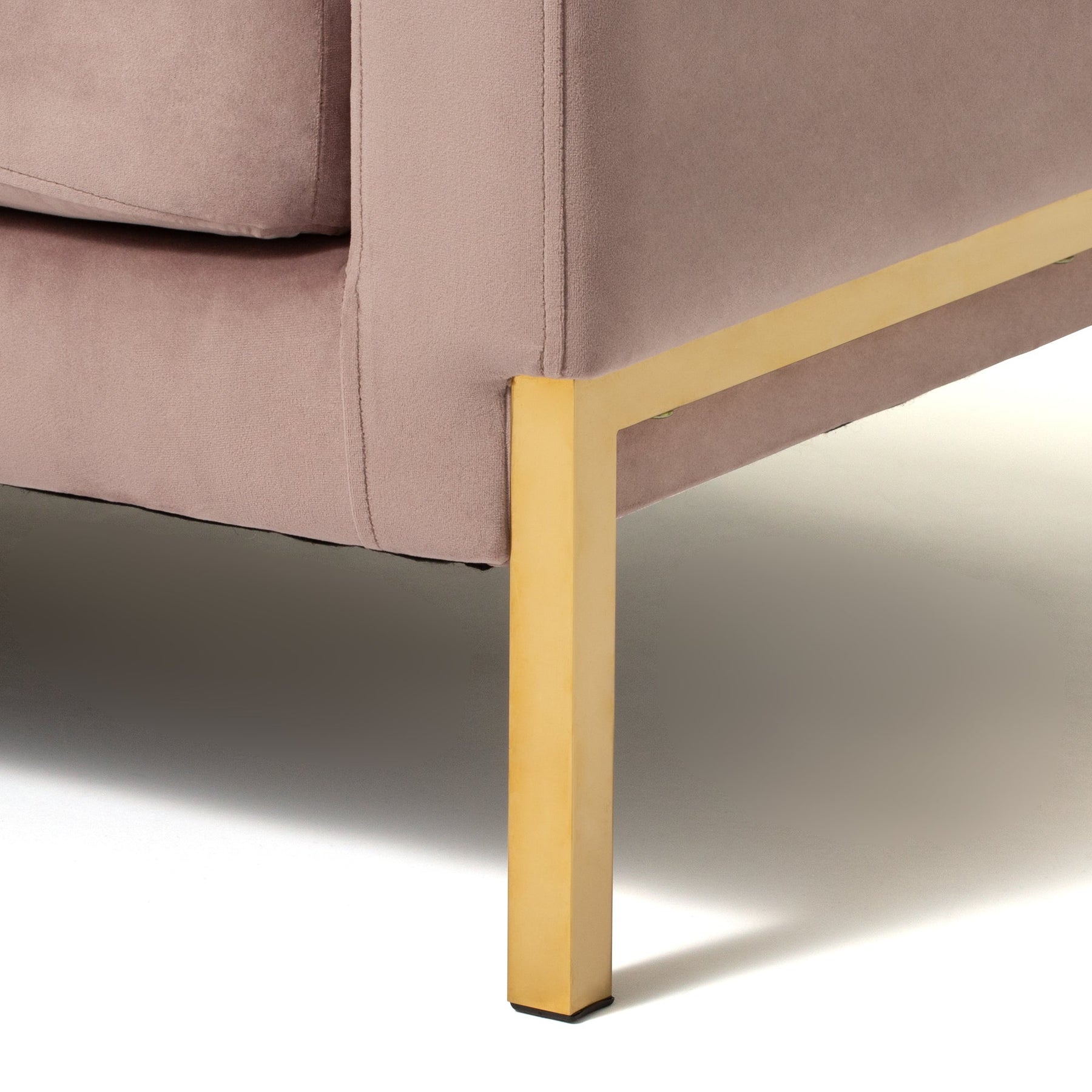 Splen Sofa 2 Pink x Gold