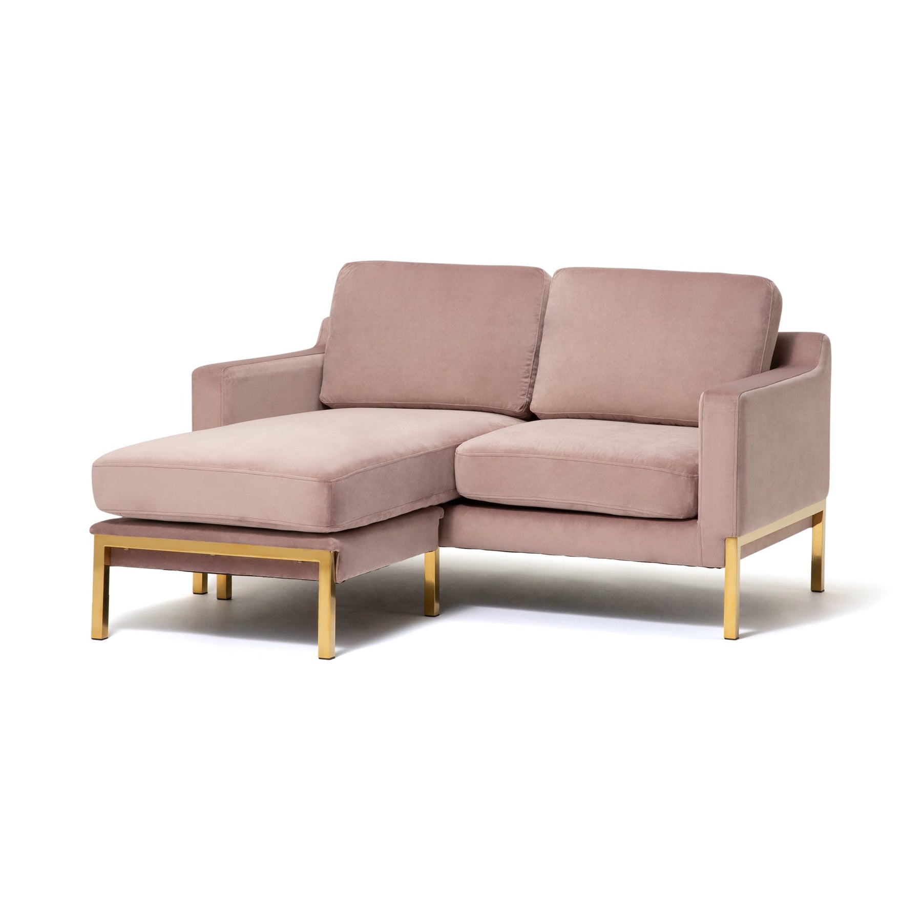 Splen Sofa 2 Pink x Gold