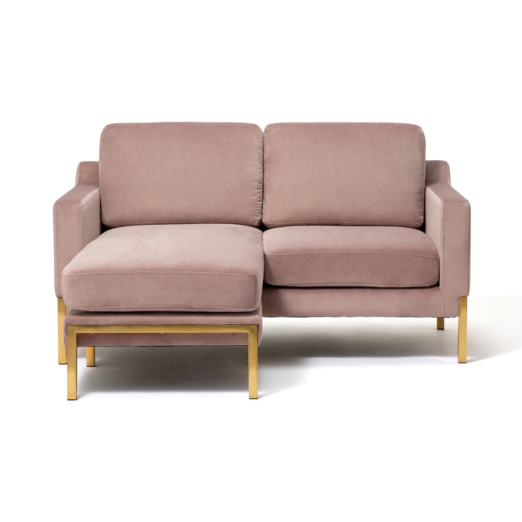 Splen Sofa 2 Pink x Gold