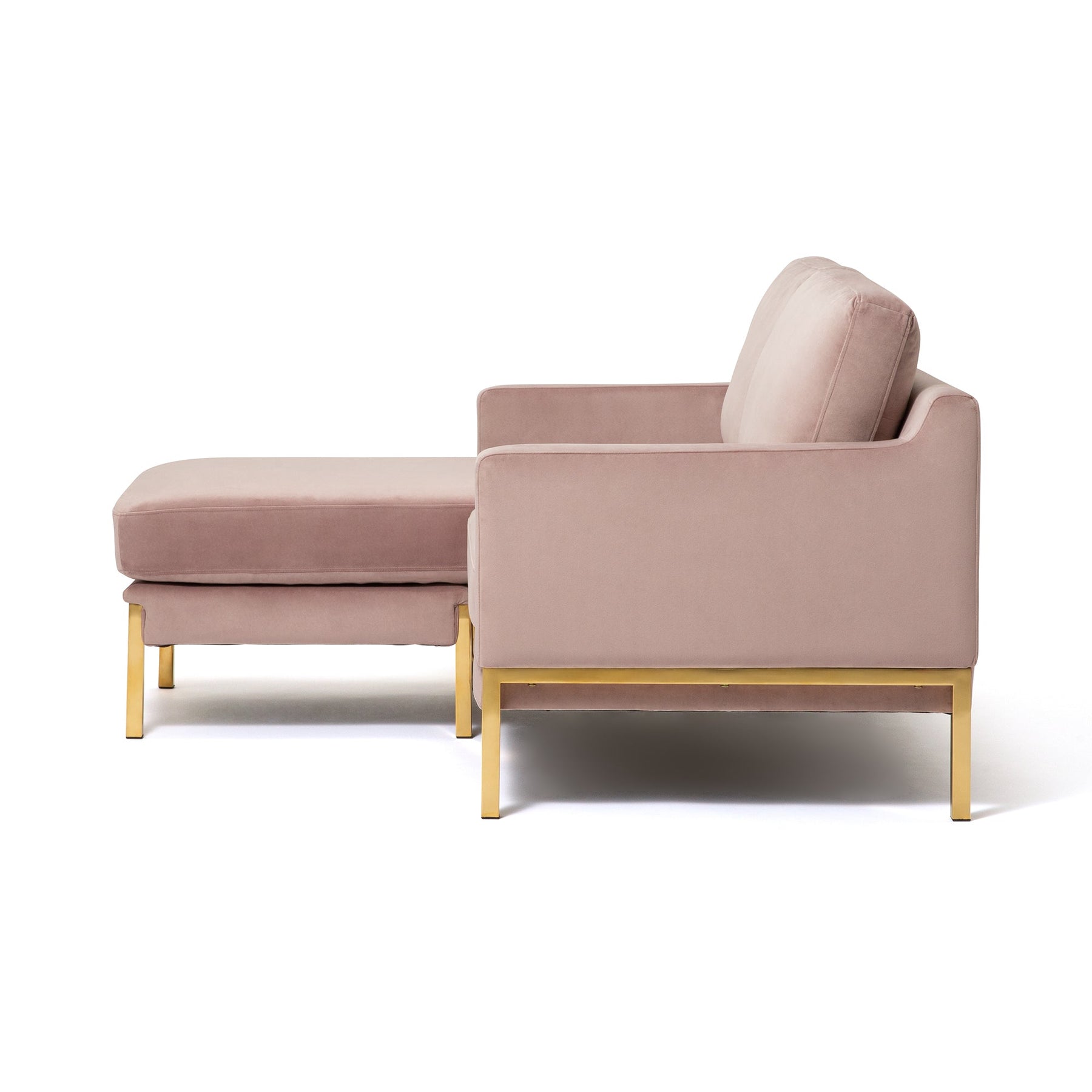 Splen Sofa 2 Pink x Gold