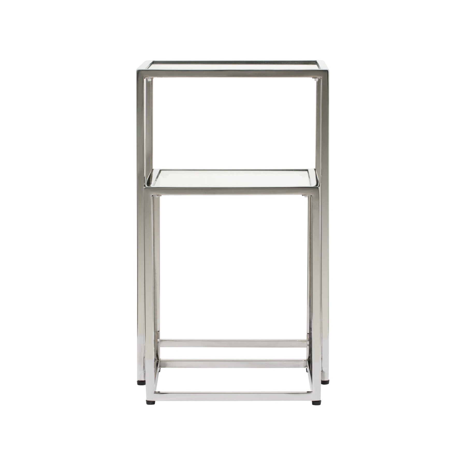 Reine Nest Table (A) W310×D274×H450 Silver