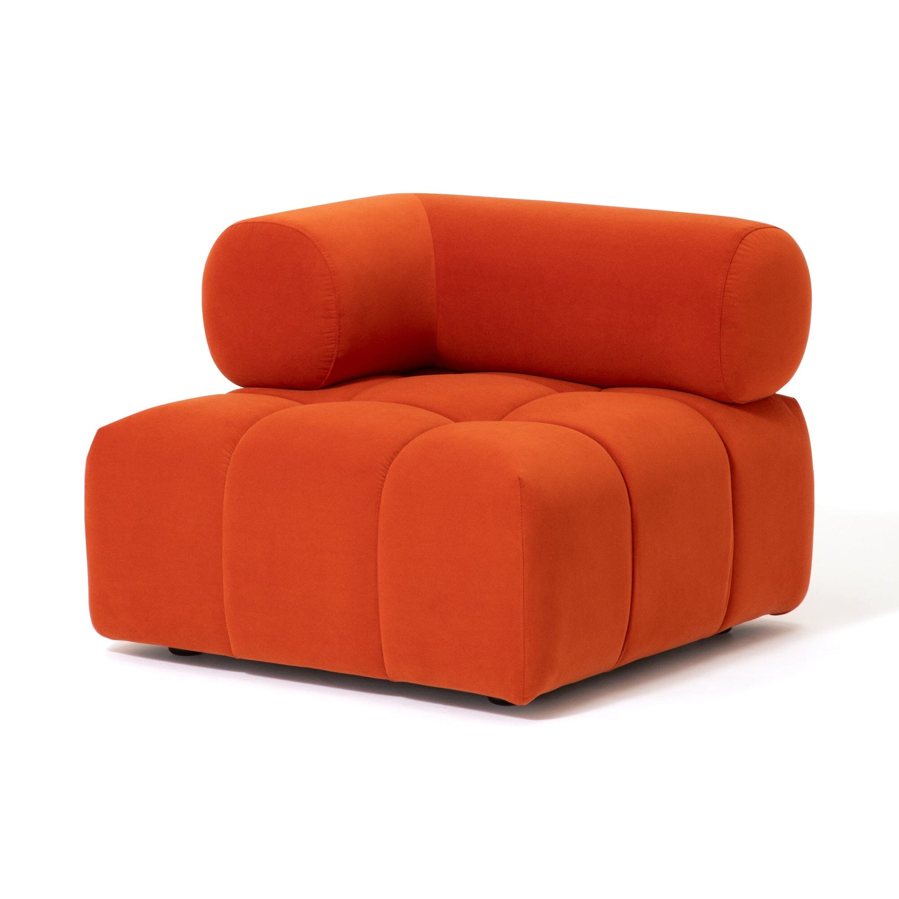 Puffy Sofa Arm R Orange W795×D795×H630