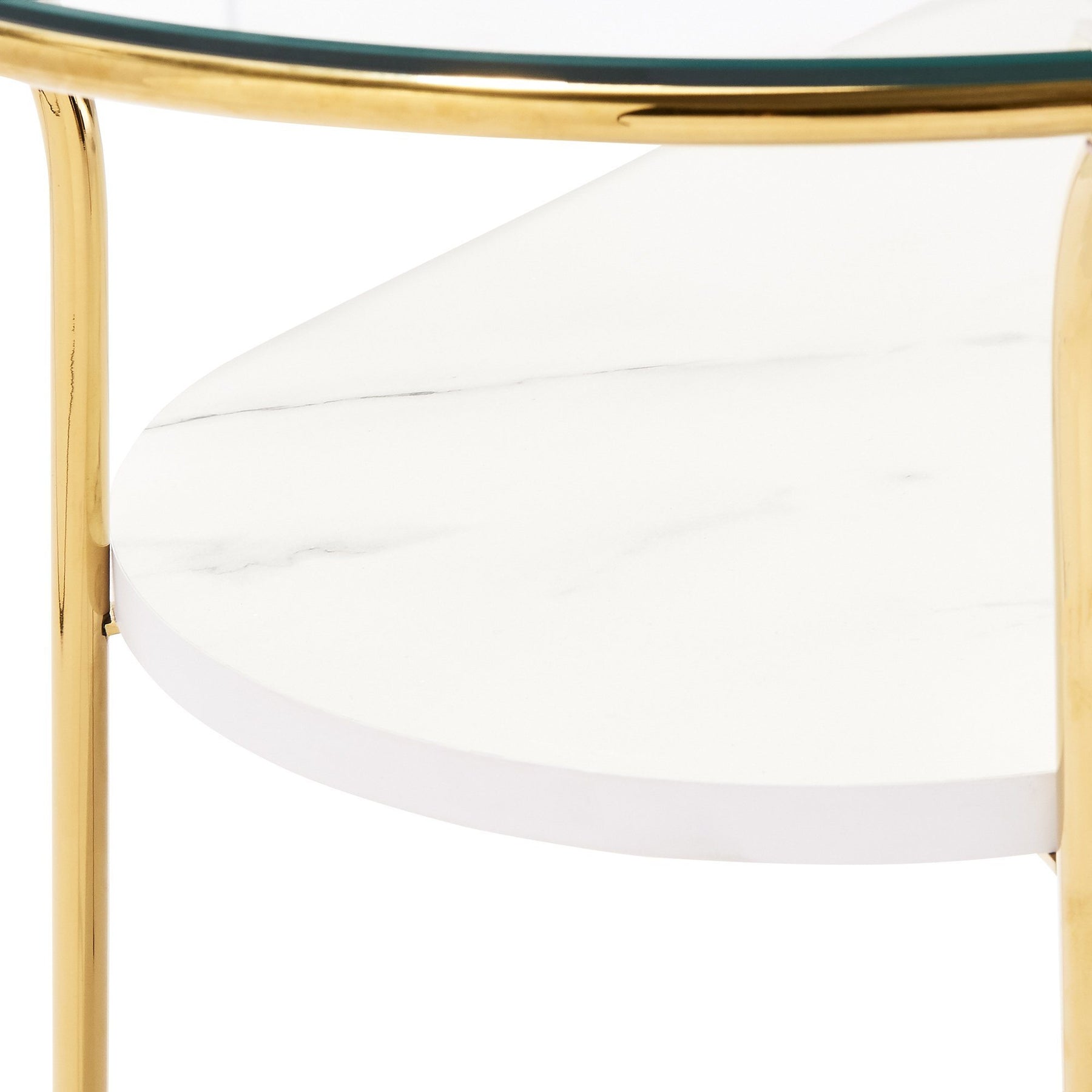 Legato Coffee Table Large Gold X Marble (W950 X D500 X H370)