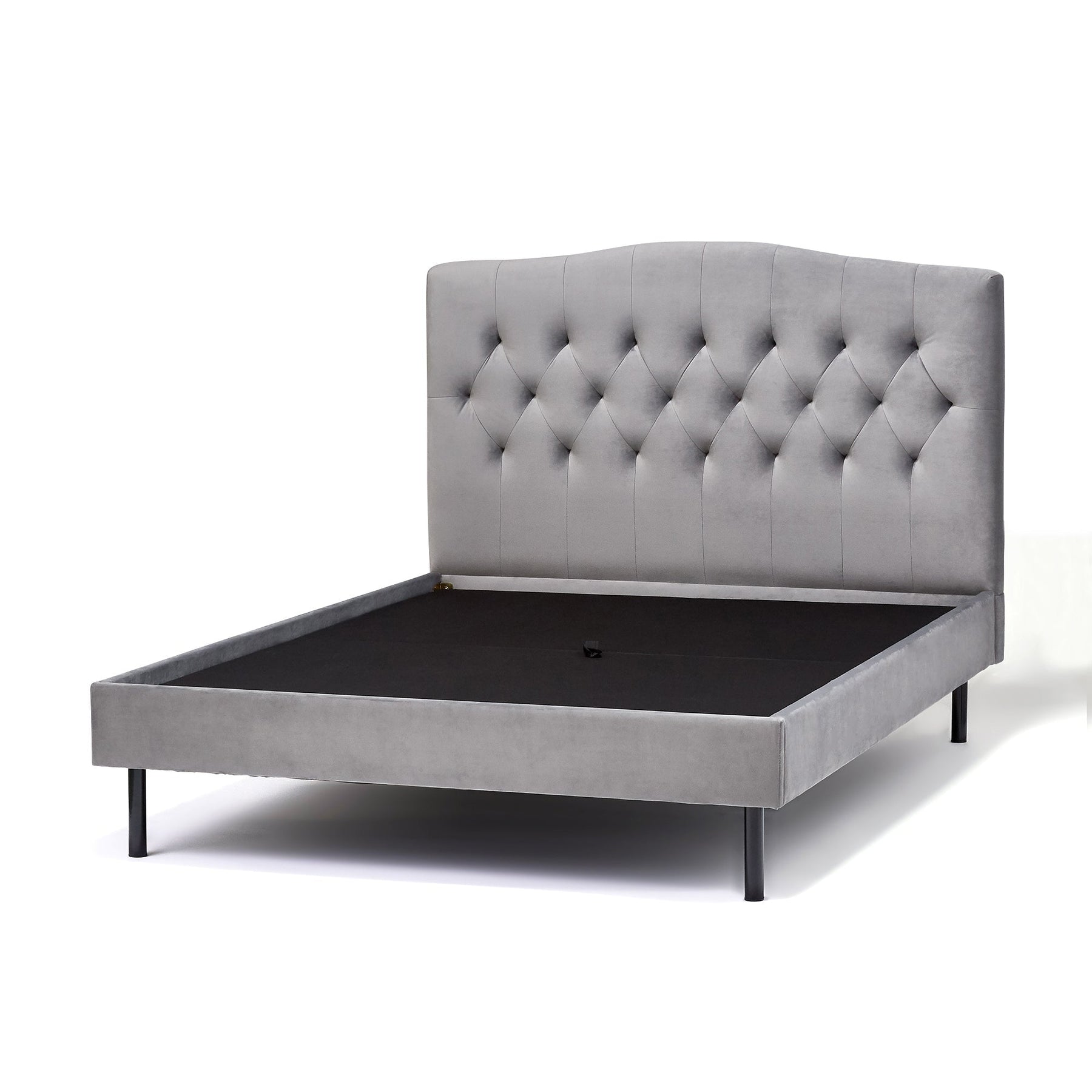 Brissa Bed Dimple Double Gray (A) (W1485 X D2090 X H1230Mm)