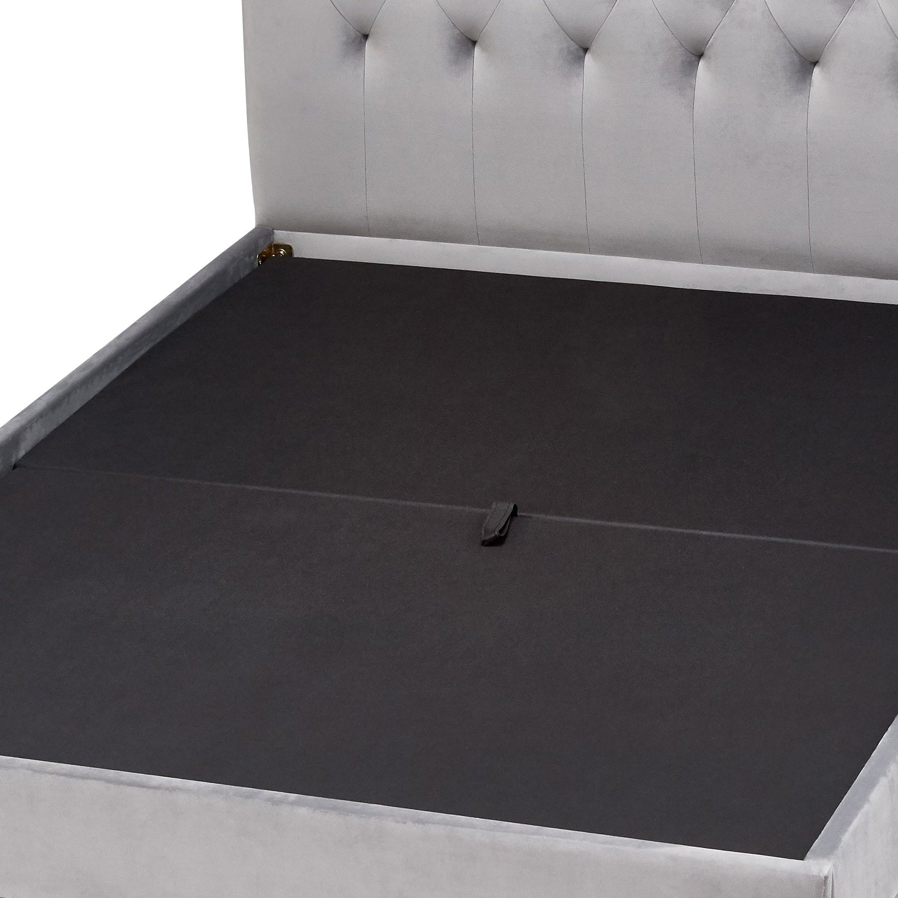 Brissa Bed Dimple Double Gray (A) (W1485 X D2090 X H1230Mm)