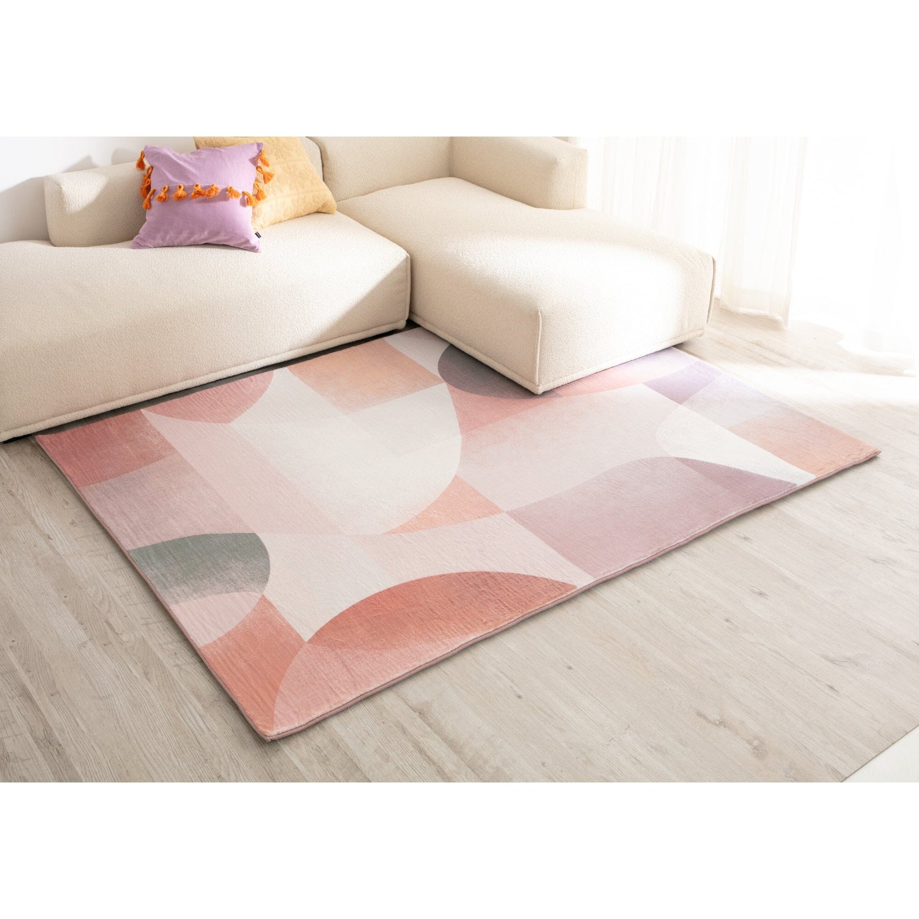 Rich Fur Print Rug Rhythm M Orange