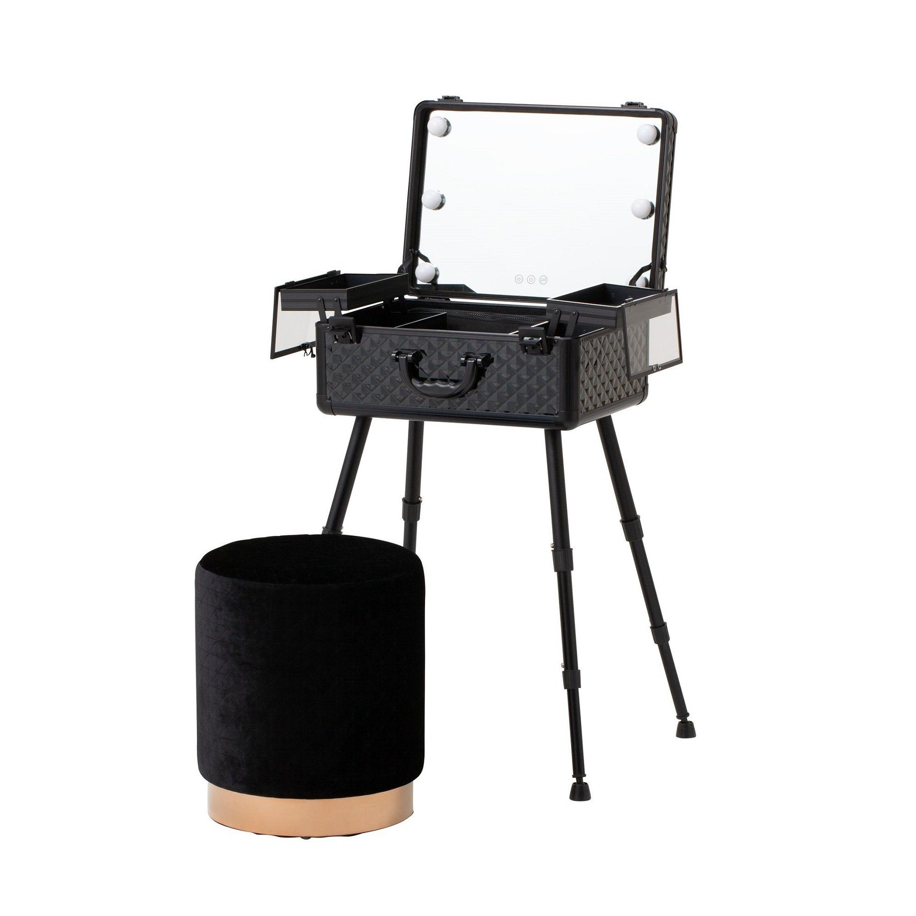 Gemme Stool Black (W350 X D350 X H410)