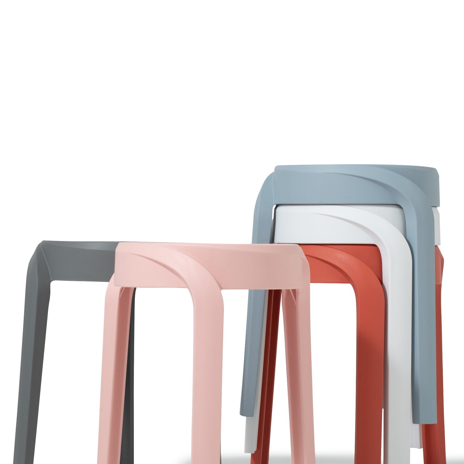 Vortex Stool Pink (W350 × D350 × H455)