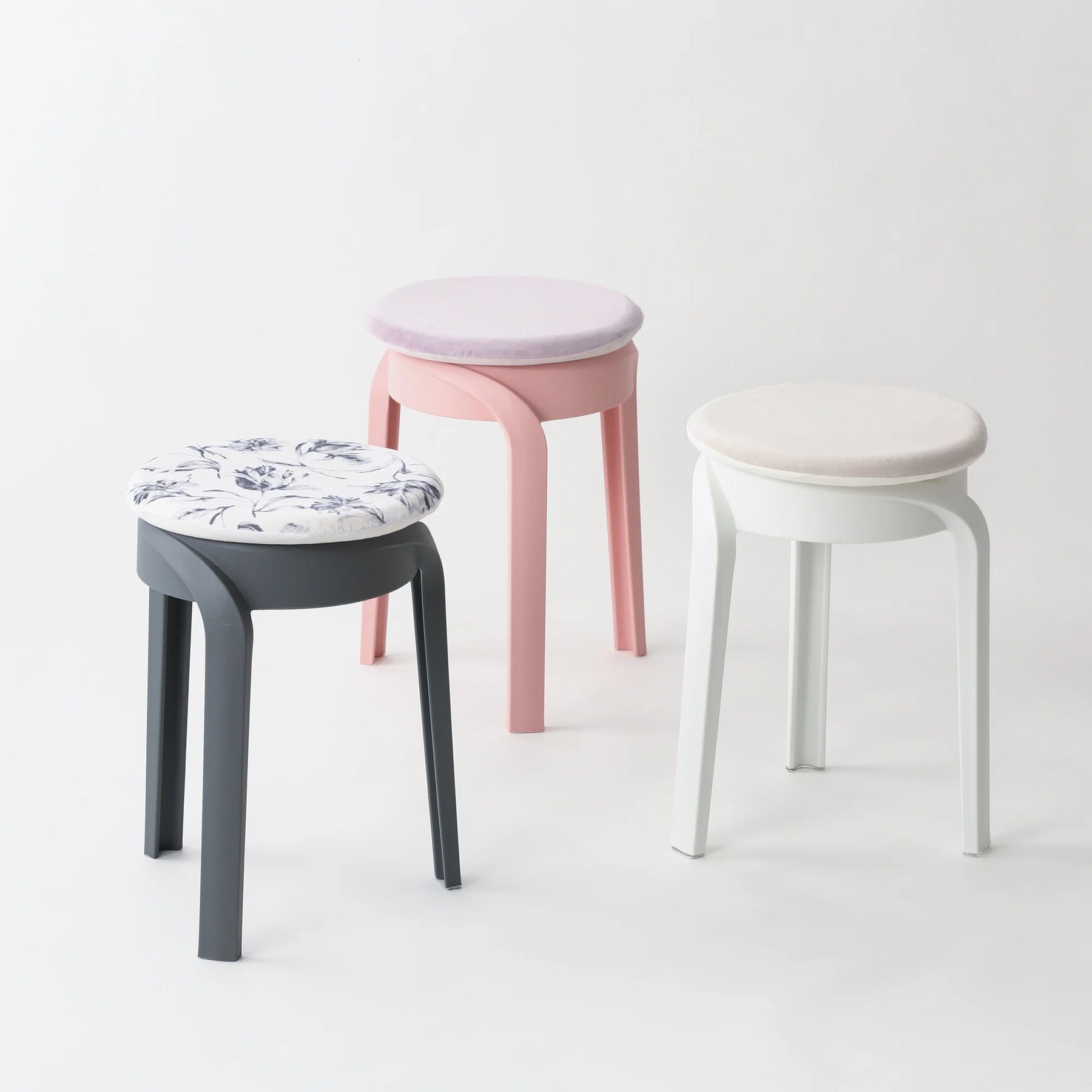 Vortex Stool Pink (W350 × D350 × H455)